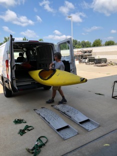 A kayak? What do we need that for? You'll see.